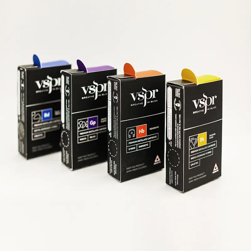 Custom Premium Distillate Vape Cartridge Boxes