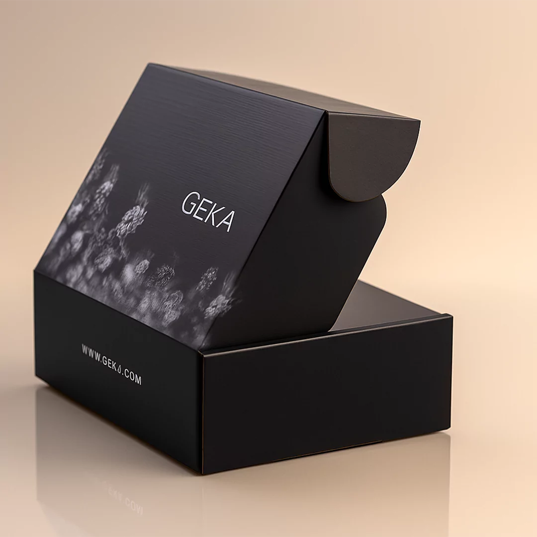 Custom Black Mailer Boxes