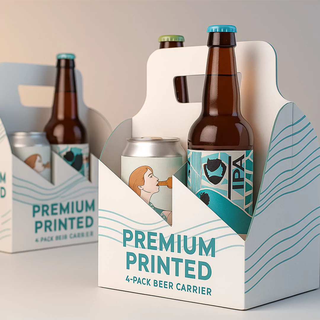 Custom Carrier Bottle Boxes Bulk