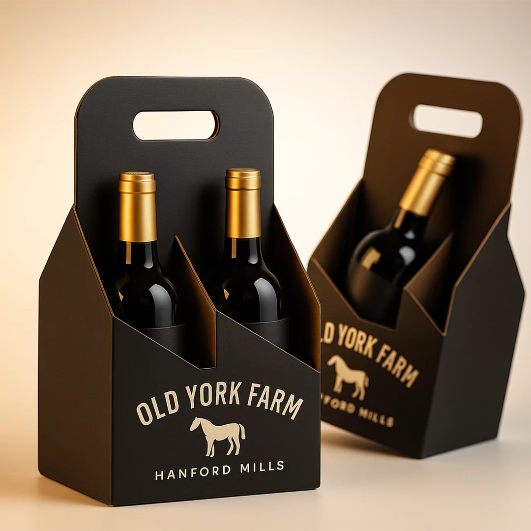 Custom Carrier Bottle Boxes Wholesale