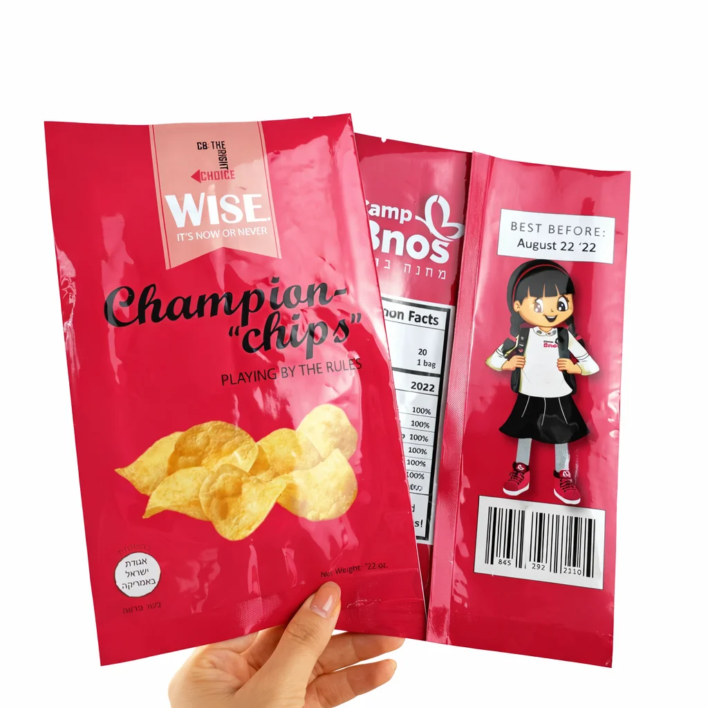 Custom Mylar Chips Bags