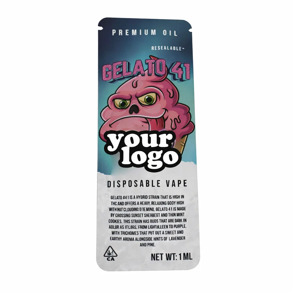 Custom Vape Mylar Bags