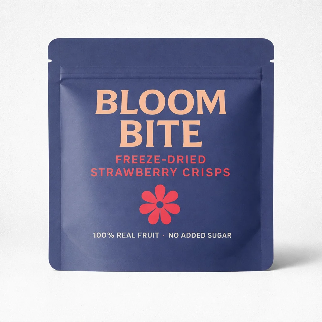 Custom Flat Pouches With Logo