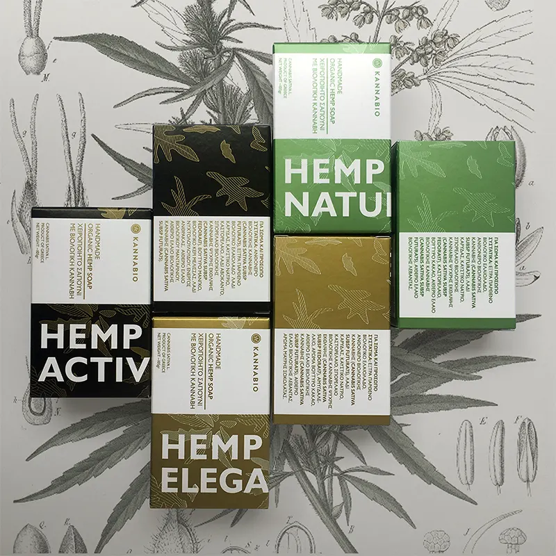 Organic Hemp Soap Boxes